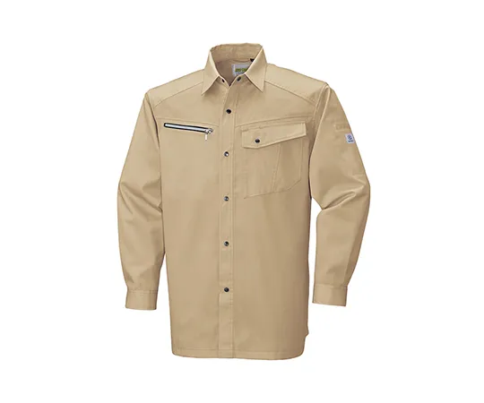 63-1799-60　［Discontinued］Long Sleeve Shirt Beige　5675-13-M