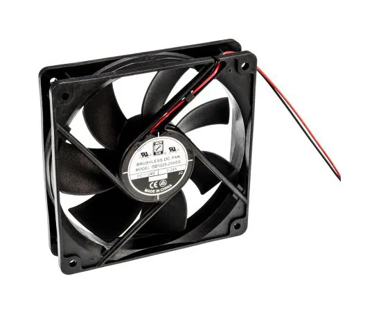 63-4933-46 RS PRO Axial Fan, 120 x 120 x 25mm, 85cfm, 5.8W, 24 V dc 668-8858