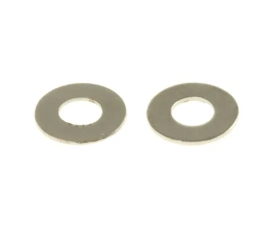 63-4816-71 Nickel Plated Brass Plain Washer, 0.3mm Thickness, M2 483-0619