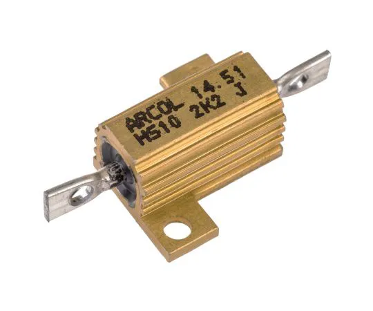 63-4746-33 Arcol HS10 Series Aluminium Ho***d Axial Wire Wound Panel Mount Resistor, 2.2kΩ ±5% 10W HS10 2K2 J