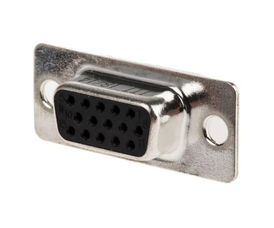 63-4893-17 ITT Cannon ZD*A Series Panel Mount, 15 Pin D-sub Connector Socket, Shell Size E High Density ZDEA-15S