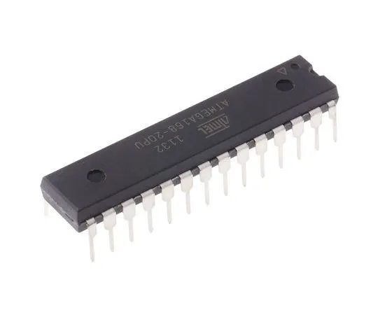 63-4682-96 Microchip Technology ATMEGA168-20PU, 8bit AVR Microcontroller, 20MHz, 16 kB Flash, 28-Pin PDIP ATMEGA168-20PU