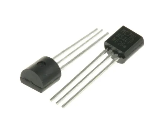 63-4843-40 ON Semiconductor, -5 V Linear Voltage Regulator, 100mA, 1-Channel Negative 3-Pin, TO-92 MC79L05ACPG MC79L05ACPG