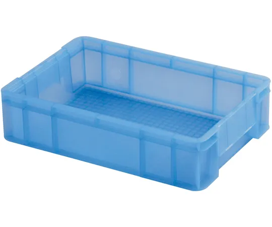 67-8032-44 Sekisui Container PZ-0003 Transparent Blue PZ3CSKB
