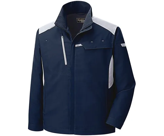 67-6635-60 Spring/Summer Work Wear Anti-static JIS Compliant Product Verdexelflex Unisex Jumper Navy SSS Size VES2767-UE-SSS