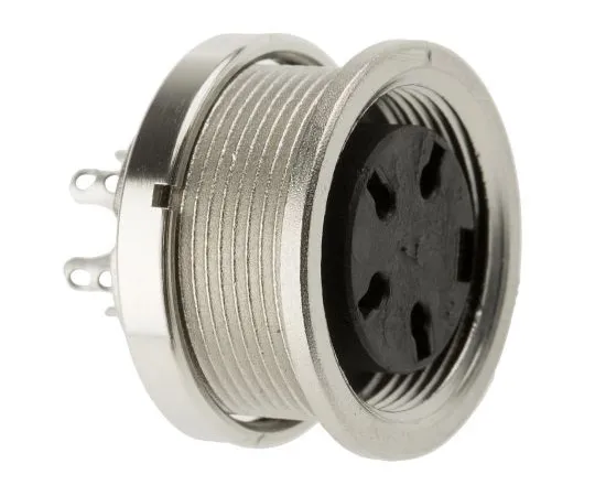 63-4890-64 Amphenol C 091 A Series Panel Mount Connector, 4 contacts Socket T3303 000