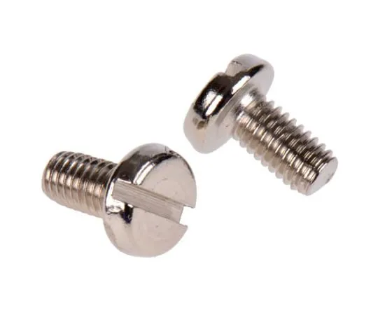 63-4816-27 RS Pro, M3 Pan Head, 6mm Brass Slot Nickel Plated0.5 482-8515