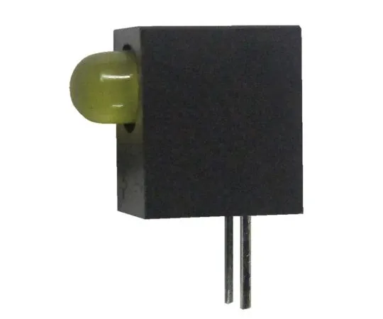 63-4804-17 Kingbright L-93A8CB/1YD, Yellow Right Angle PCB LED Indicator, Through Hole 2.5 V L-93A8CB/1YD