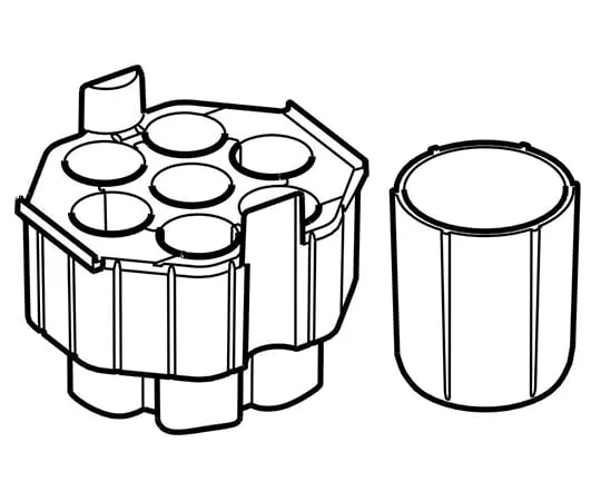 63-8460-16 Adapter 50mL Conical Tube, 175-250mL, for Plate S-4 x Universal rotor 5910 751.001