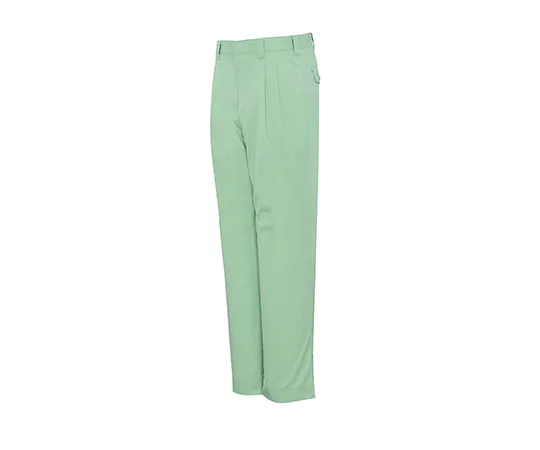 63-1792-17 Two-tuck Pants Earth Green 3651-23-73