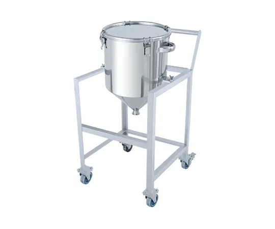 64-5068-48 Stainless Hopper Type Clip-on Sealed Container 35L with Stand (with handle and lid) HT-CTH-ASCC-36
