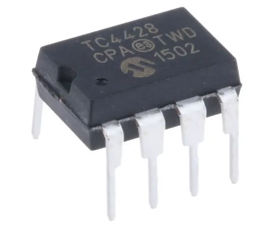 63-4727-02 Microchip Dual Low Side MOSFET Power Driver, 1.5A 8-Pin, PDIP TC4428CPA