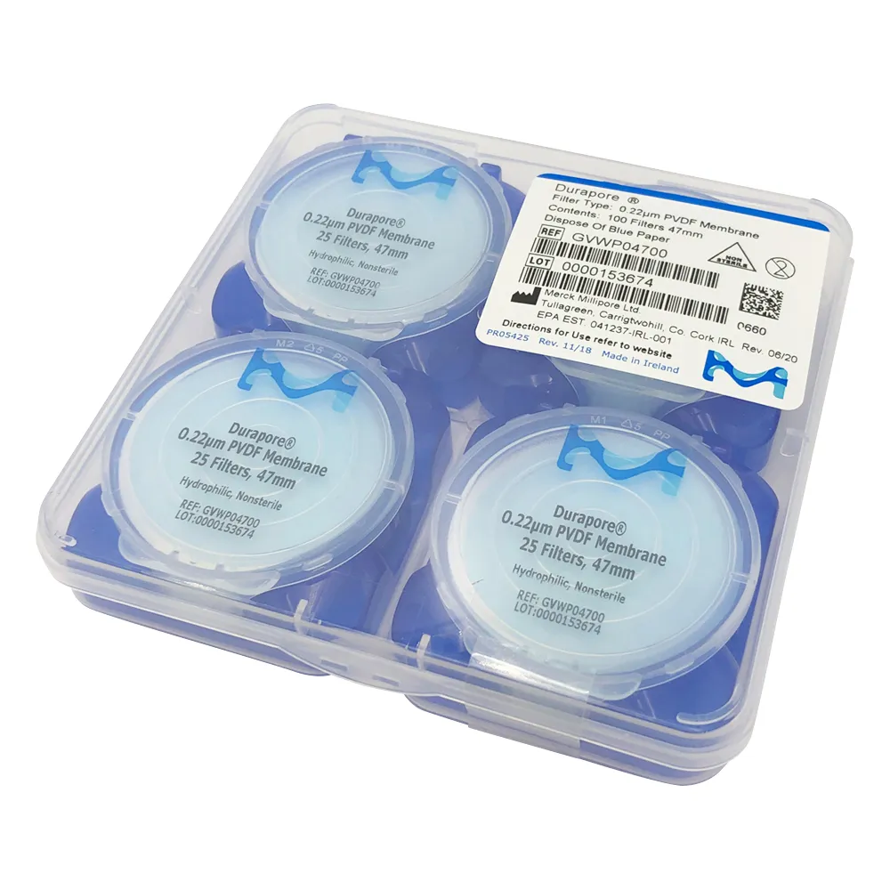 2-3040-15 Durapore(R) Membrane (Hydrophilic) 0.22μm x Φ47mm 100 Pieces GVWP04700