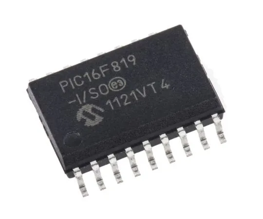63-4895-77 Microchip, 8bit PIC Microcontroller, 20MHz, 3.584 kB, 256 B Flash, 18-Pin SOIC PIC16F819-I/SO