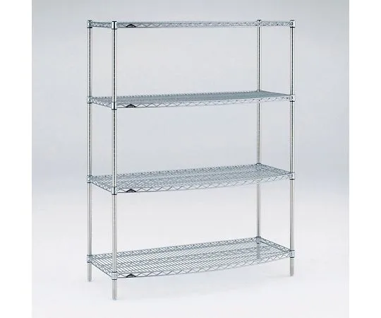 64-3501-67　［Discontinued］Round Erecta Shelf W 1212 x D 560 x H 1384 mm (P) with DB 4 stages　RDMS1220P1390W4