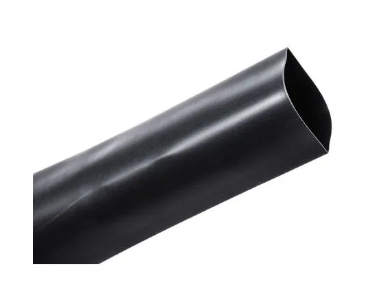 63-4712-49 TE Connectivity Black No Heat Shrink Tubing 25.4mm Sleeve Dia. x 1.2m Length, CGPT Series 2:1 Ratio CGPT-25.4/12.7-0-STK