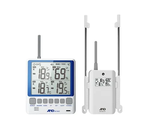 61-4672-95-57　［Discontinued］Wireless Multichannel Thermo-hygrometer with Chinese Calibration Certificate　AD-5663