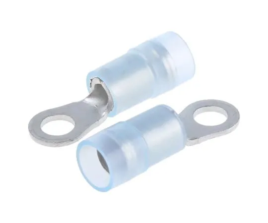 63-4750-48 RS PRO Insulated Crimp Ring Terminal, M3.5 (#6) Stud Size, 1.5mm² to 2.5mm² Wire Size, Blue 267-3789