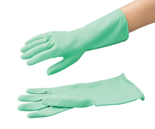 3-7144-01　［Discontinued］Natural Rubber Gloves Shinayaka Medium Thick (Fleece lining) M 1 Pair