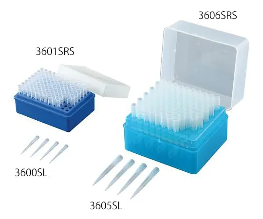 3-8623-01　［Discontinued］Silicone-Processed Pipette Tip 500 Pieces　3600SL