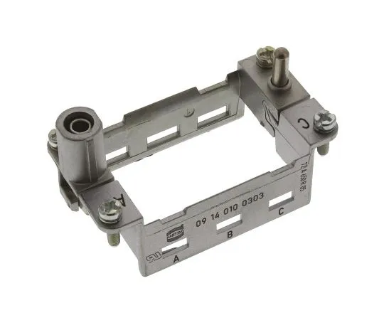 63-4765-17 Han-Modular Series Metal Frame, For Use With Standard Han Hoods and Housings, Han Modular Hinged frames 9140100303