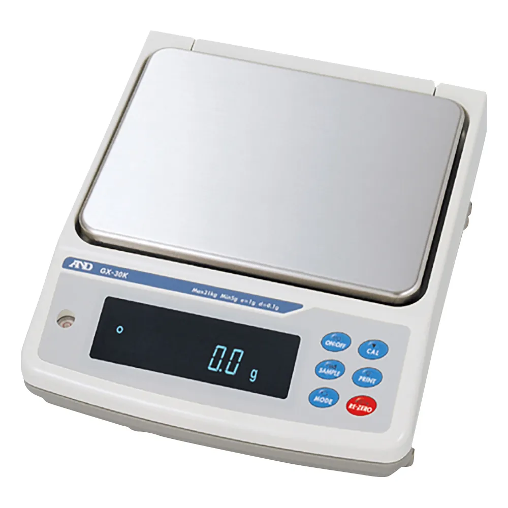 6-9617-09-20　［Discontinued］Precision Electronic Balance with Built-in Calibration Weight With Calibration Certificate　GX-8K