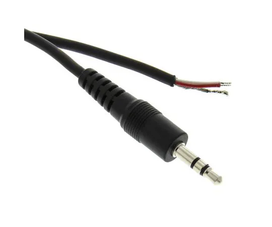 63-4898-16 Switchcraft 3.5 mm Stereo Male Jack to Stripped & Tinned Audio Cable Assembly 35HR07884X