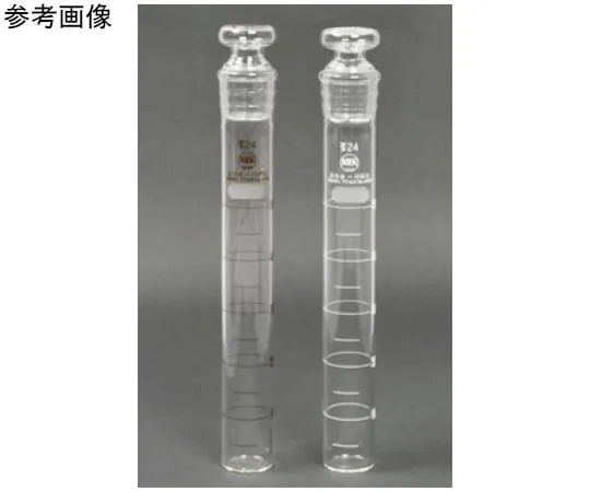 65-8671-46 Colorimetric Tube (with Plug) TS Sliding Part 24 50 mL Silver Stainless Steel Scale 204-050B