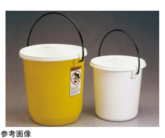65-5643-66 Bucket with Lid (LDPE) 7.6 L 1 Box (Contains 12 Pieces x 1 Pack) 7102-0080