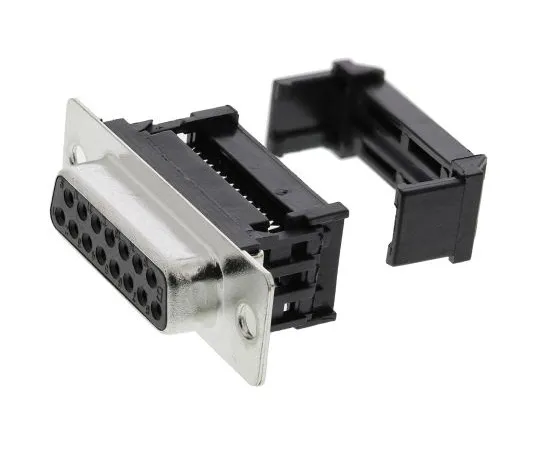 63-4910-57 RS 1.27mm Pitch 15 Way IDC D-sub Connector, Socket, Metal Shell 642-4890