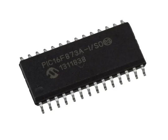 63-4804-76 Microchip PIC16F873A-I/SO, 8bit PIC Microcontroller, 20MHz, 7.2 kB, 128 B Flash, 28-Pin SOIC PIC16F873A-I/SO