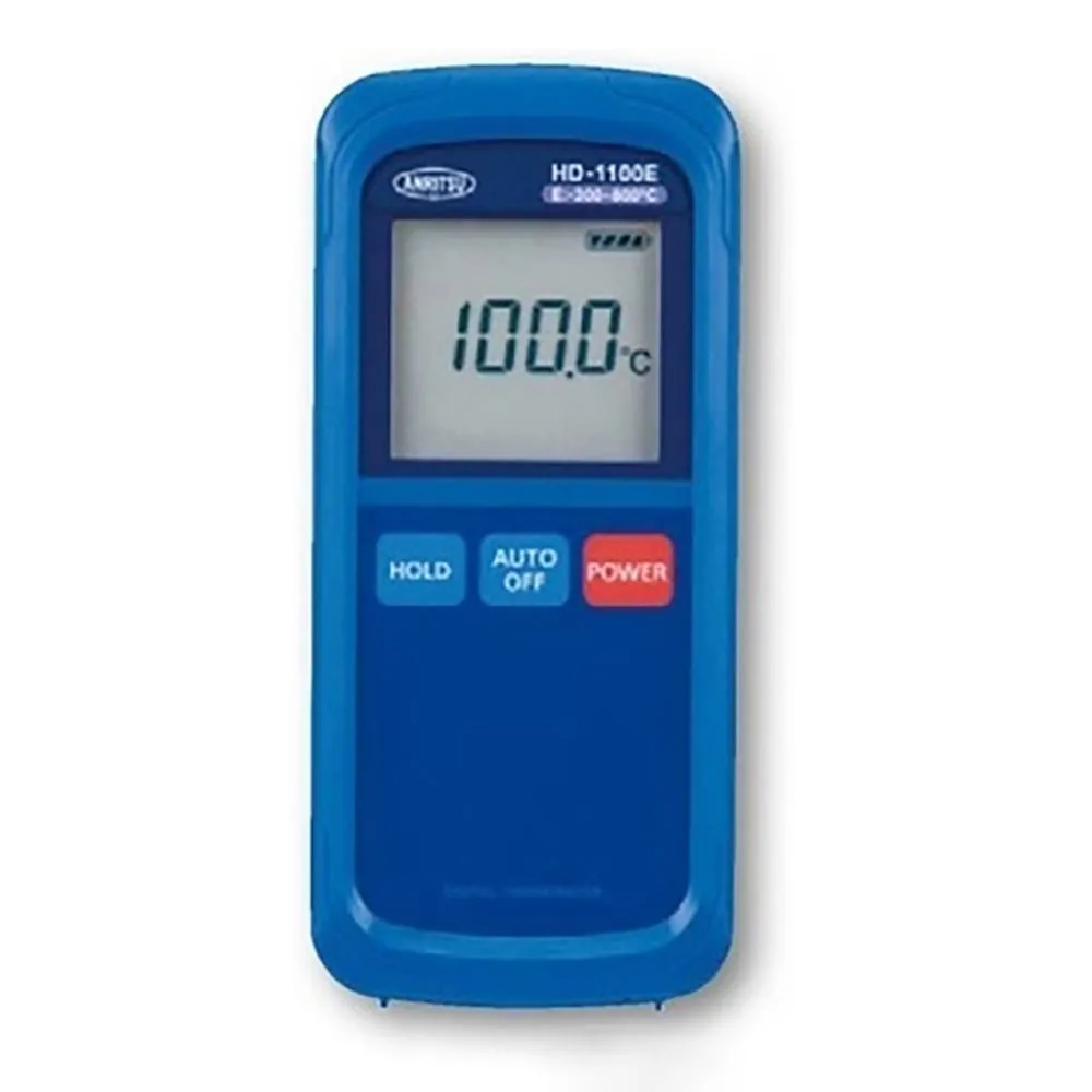 2-1082-01　［Discontinued］Portable Thermometer, Basic E Type (-200 to 800℃)　HD-1100E