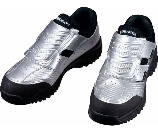 64-0990-80　［Discontinued］Safety Shoes Velcro Silver 22.0 cm　S8182