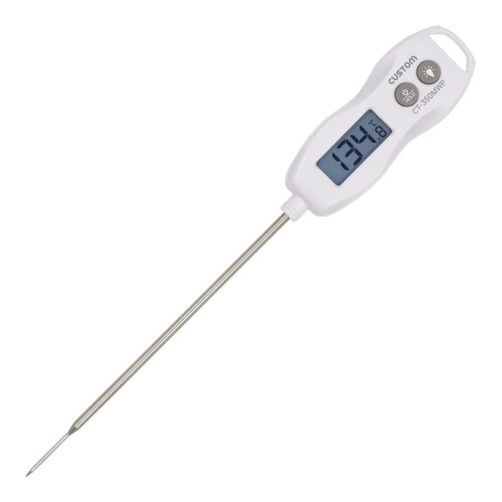 66-0020-75 Waterproof Digital Thermometer White CT-350MWP-W