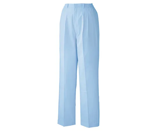 65-1270-43　［Discontinued］Ladies Work Clothes, Antibacterial Slacks for Food Industry Blue No. 7 WH10B-SITA-7　WH10B-SITA-7