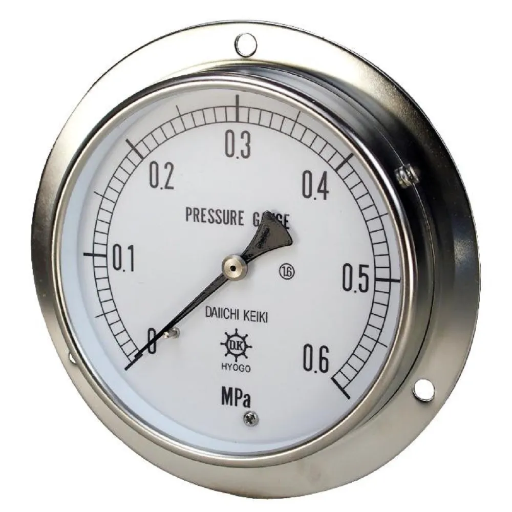 68-0842-65 UST All Stainless Steel Pressure Gauge 0.05MPA 100 φR 3/8 UST-DUR38-100X0.05MPA