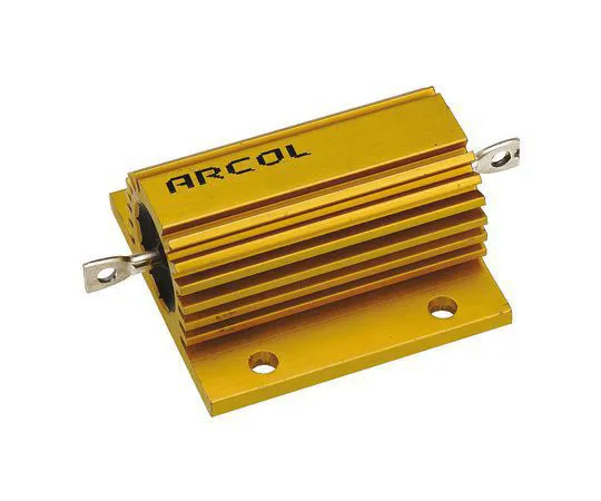 63-4758-70 Arcol HS75 Series Aluminium Ho***d Axial Wire Wound Panel Mount Resistor, 82Ω ±5% 75W HS75 82R J