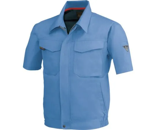 65-8340-73 Short Sleeve Blouson Blue 3L 1471-40-3L