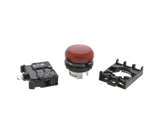 63-4798-57 Eaton M22 Series, Red Pilot Light Head, 22.5mm Cutout M22-L-R+M22-A+M22-LED-R