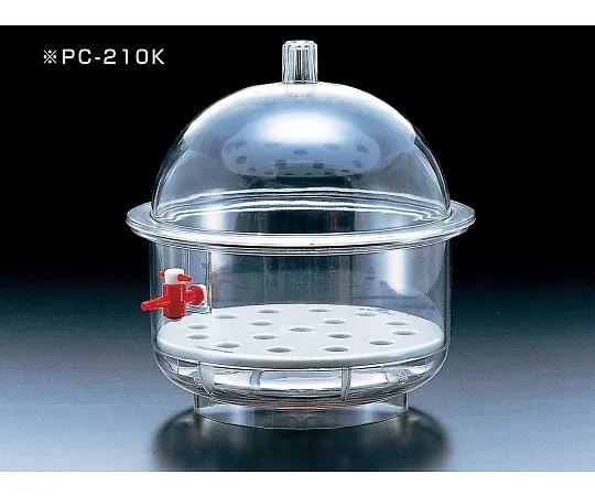 64-3682-82 Vacuum Polycarbonate Desiccator PC-210 K 00062