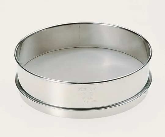 62-2324-80　［Out of stock］Test Sieve Frame Brass Mesh SUS Popular Type φ 150 mm Deep 45 mm Mesh Opening 5.60 mm