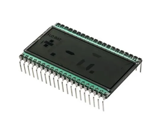 63-4732-01 RS PRO 7-Segment LCD Display, Black on Grey, 1 Row by 3-1/2 Characters, Transflective 215-6458