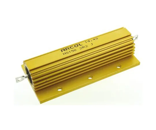 63-4758-76 Arcol HS150 Series Aluminium Ho***d Axial Wire Wound Panel Mount Resistor, 2.2Ω ±5% 150W HS150 2R2 J