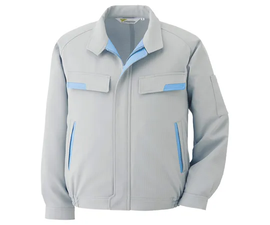 65-1278-56 Work Clothes, VERDEXCEL Male/Female Pair Long Sleeve Blouson Silver Gray SS VES271UESS VES271-UE-SS