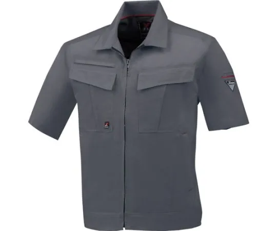 65-8375-82 Short Sleeve Blouson Charcoal Gray 3L 1651-25-3L