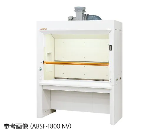 3-3937-21　［Discontinued］Fume Hood (with FRP fan and inverter) 1200 x 980 x 2250 mm deep　ABDF-1200INV