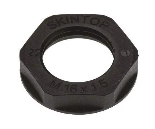63-4795-74 Lapp Black Fibreglass PA Cable Gland Locknut, M16 Thread, IP68 53119110