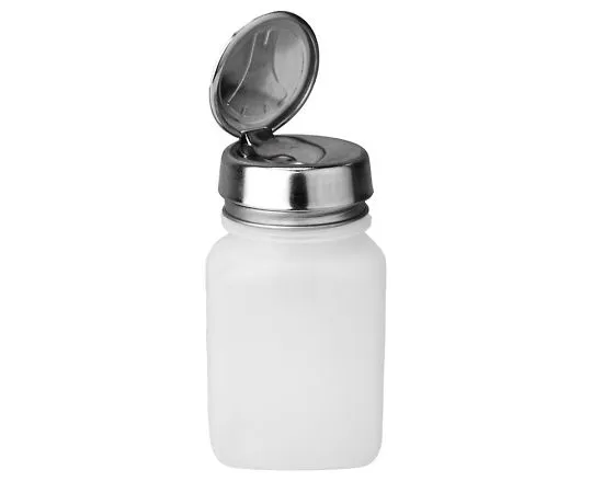 64-2943-98 Natural Square HDPE Bottle with One-Touch Pump 60cc 35304