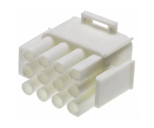 63-4684-72 TE Connectivity Universal MATE-N-LOK Male Connector Housing, 6.35mm Pitch, 12 Way, 3 Row 350735-1