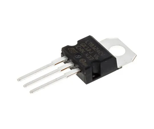 63-4756-82 STMicroelectronics, 12 V Linear Voltage Regulator, 1A, 1-Channel, 2% 3-Pin, TO-220 L7812ACV L7812ACV